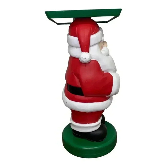 Mr. Christmas 22" Serving Santa with Tray on Wheels No Remote - Picture 5 of 13